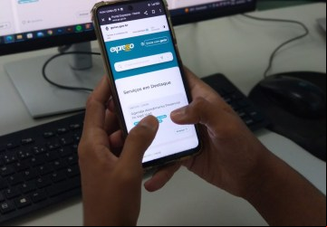 Botão "entrar com gov.br"permite ao usuário do Portal Expresso a utilização do mesmo perfil cadastrado em plataforma do governo federal